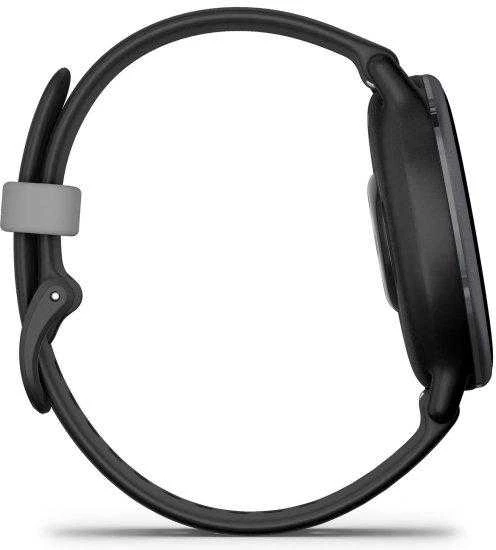 Išmanusis laikrodis Garmin vívoactive® 5, Skalūnų spalvos aliuminio apvadas su juodu korpusu ir silikoniniu dirželiu