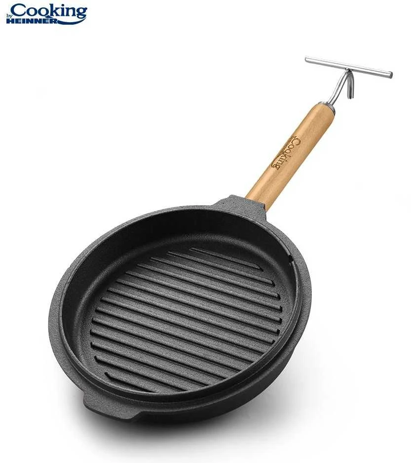 Gryno ketaus virdulys su dangčiu, 25 cm skersmens, 4 l, natūralus, „Cooking by Heinner“
