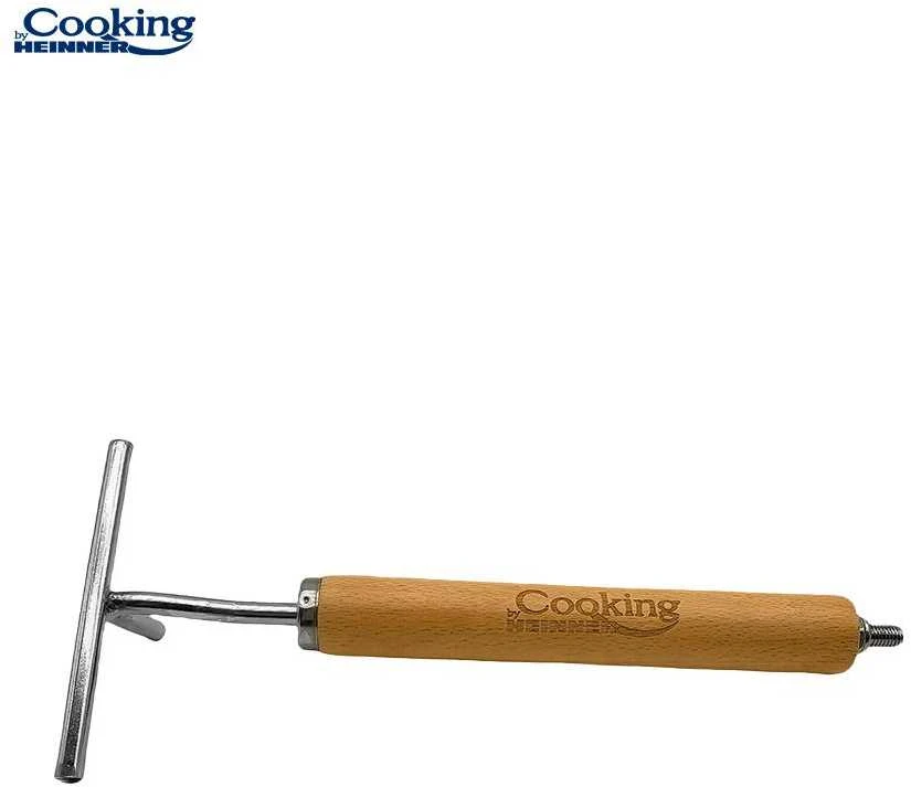 Gryno ketaus virdulys su dangčiu, 25 cm skersmens, 4 l, natūralus, „Cooking by Heinner“