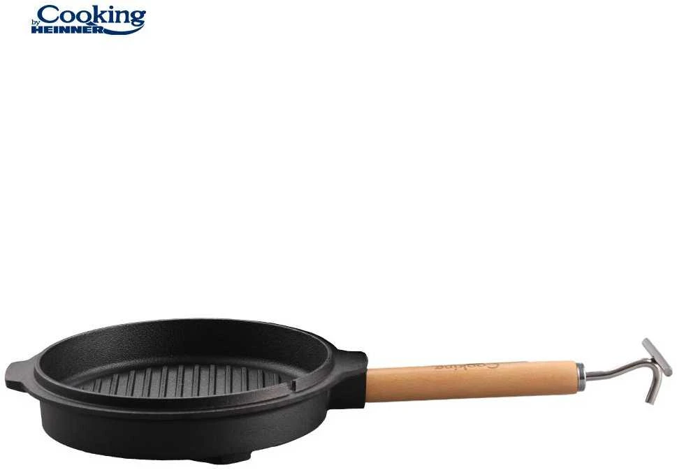 Gryno ketaus virdulys su dangčiu, 25 cm skersmens, 4 l, natūralus, „Cooking by Heinner“