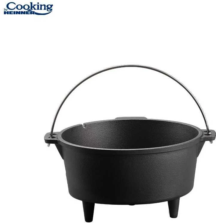 Gryno ketaus virdulys su dangčiu, 25 cm skersmens, 4 l, natūralus, „Cooking by Heinner“