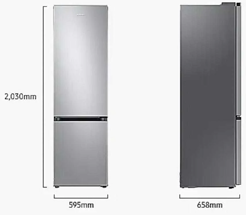 Šaldytuvas Samsung RB38C602DSA/EF