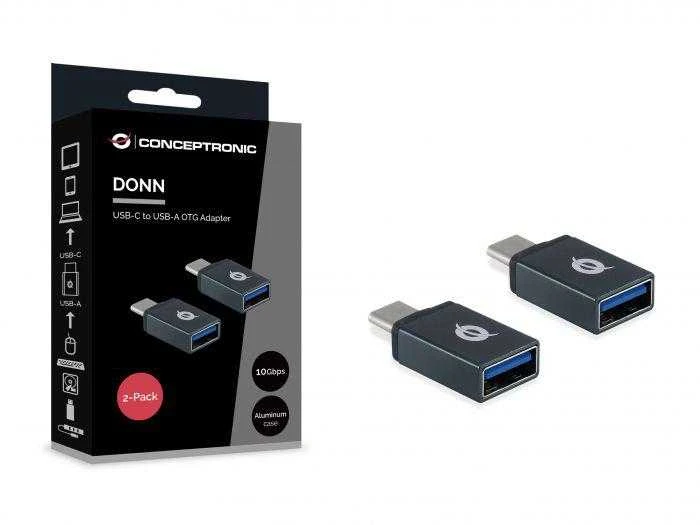 Conceptronic USB-C į USB-A adapterių komplektas