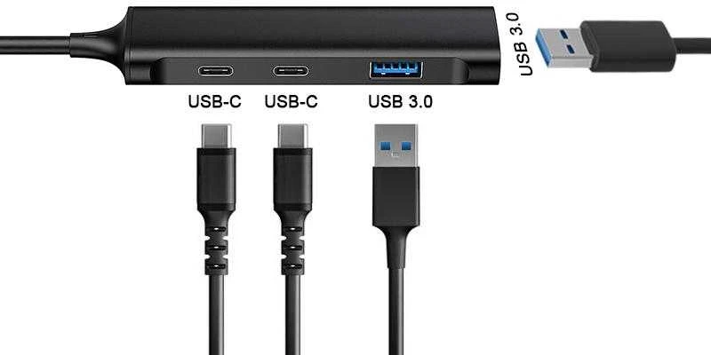 HUB USB Conceptronic Conceptronic HUBBIES12B 4 prievadų USB 3.0 šakotuvas