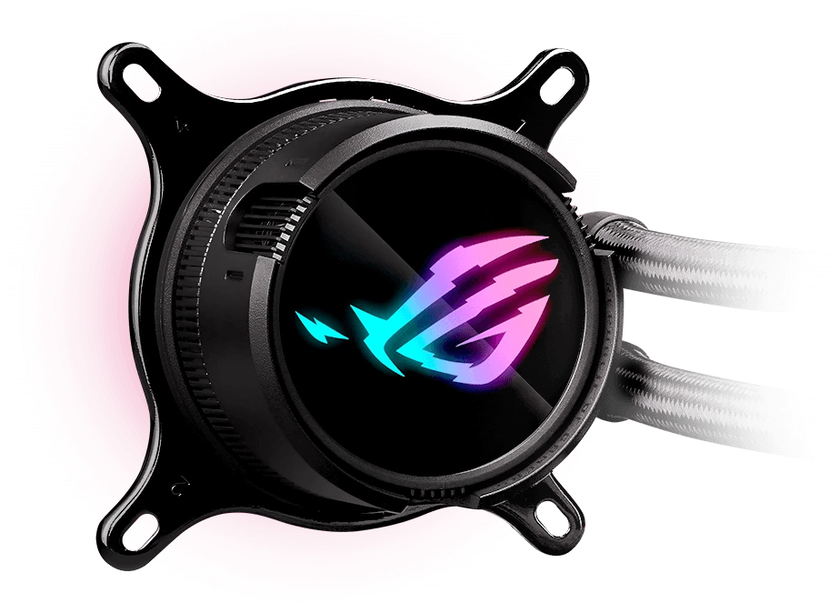 Asus ROG Strix aušinimo galvutė su ARGB logotipu