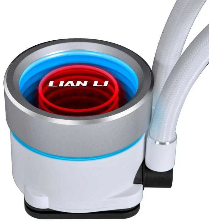 Lian Li GALAHAD II 360 Trinity AiO Vanduo Cooler, ARGB – baltos spalvos