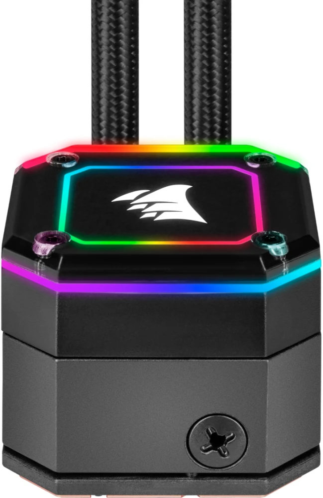 CORSAIR iCUE H115i ELITE CAPELLIX 280 mm radiatorius dvigubas 140 mm ML RGB ventiliatorių programinės įrangos valdymo skystas procesoriaus aušintuvas