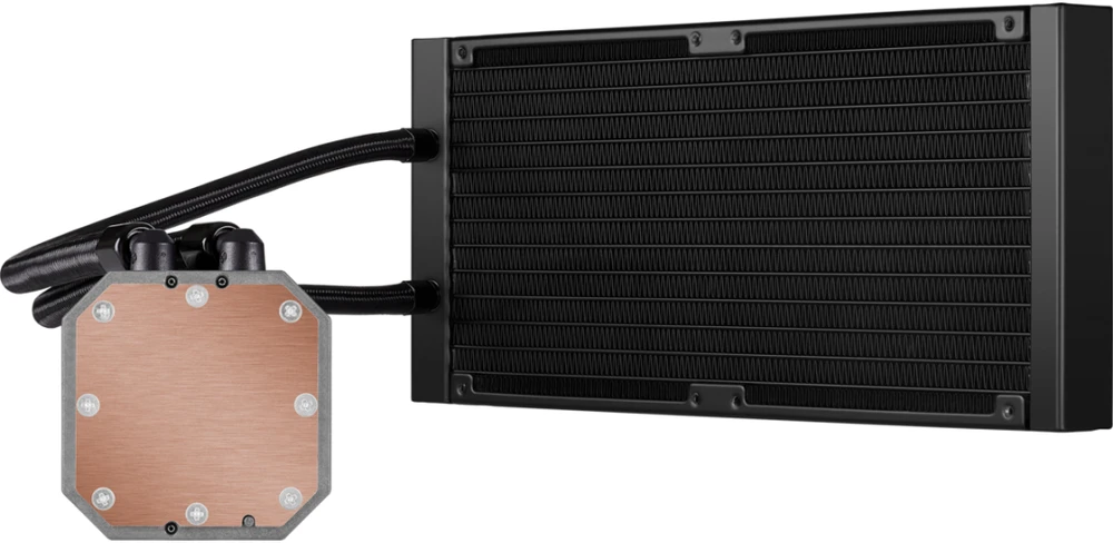 CORSAIR iCUE H115i ELITE CAPELLIX 280 mm radiatorius dvigubas 140 mm ML RGB ventiliatorių programinės įrangos valdymo skystas procesoriaus aušintuvas
