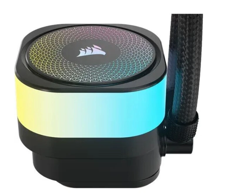 Corsair iCUE LINK TITAN RX RGB Procesorius Viskas viename skysčių aušintuvas 14 cm Juodas 1 vnt.