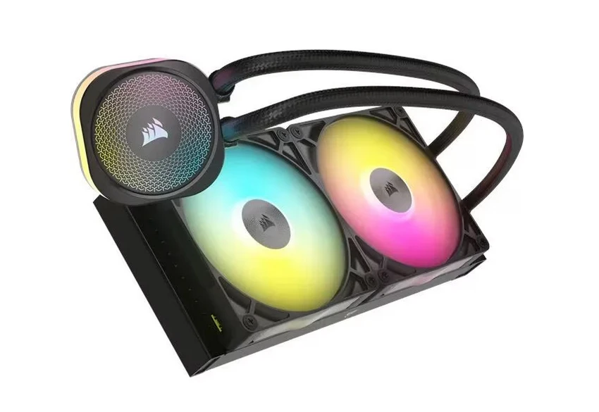 Corsair iCUE LINK TITAN RX RGB aušintuvas su dviem ventiliatoriais