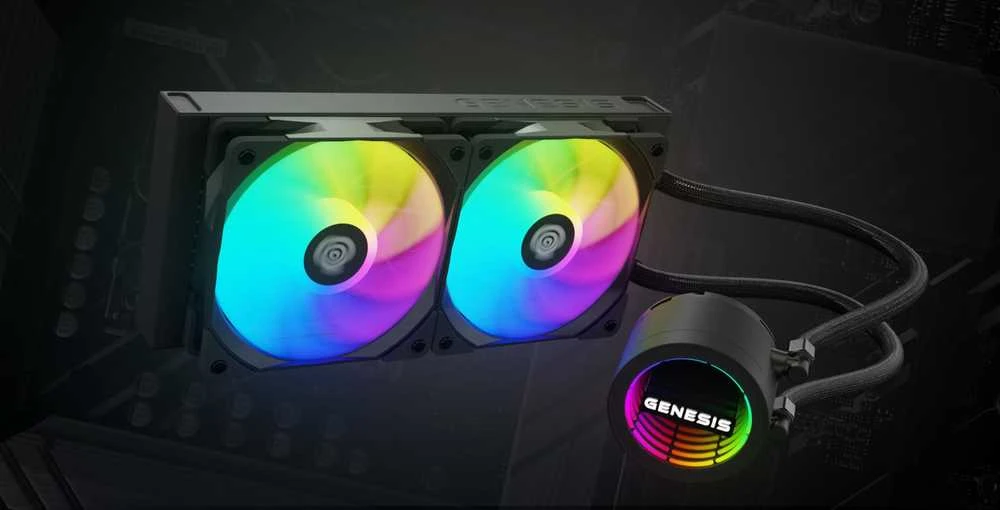 Genesis Hydria 240 ARGB su RGB apšvietimu