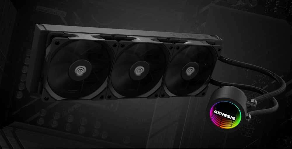 Genesis Hydria 360 juoda aušinimo sistema