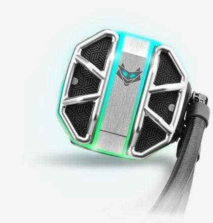 Sapphire Nitro+ S360-A All-in-One Liquid Cooler, ARGB, juodos spalvos – 360 mm