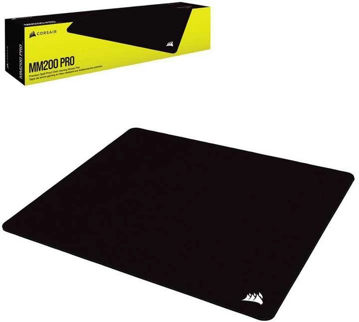 Pelės kilimėlis žaidimams Corsair MM200 PRO Premium Spill-Proof Cloth Gaming Mouse Pad — Heavy XL, Black, 450mm x 400mm x 6mm