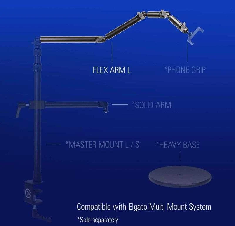 Elgato Flex Arm Laikikliu Rinkinys