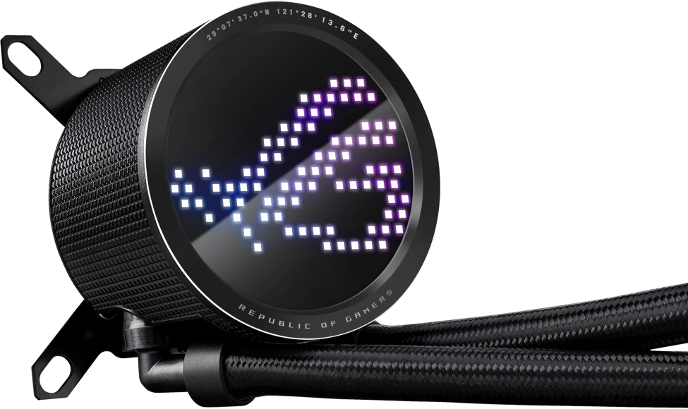 ASUS ROG Ryuo III procesoriaus blokas su LED ekranu