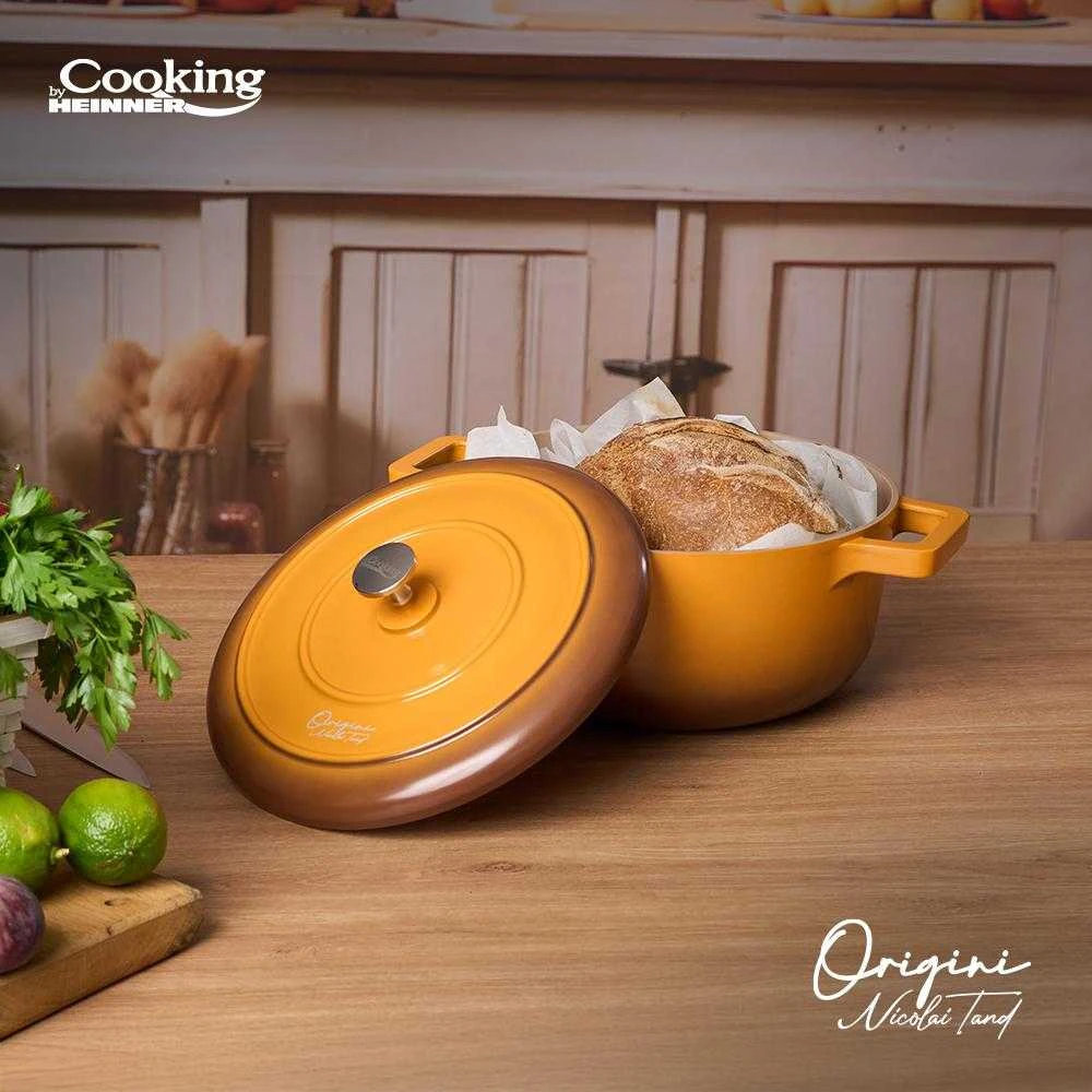 Cooking By Heinner LIETOJI ALIUMINIO KEDA + DANGIS 20x10 CM, 2,4L, NICOLAI TAND, ORIGINI, GAMYBA HEINNER