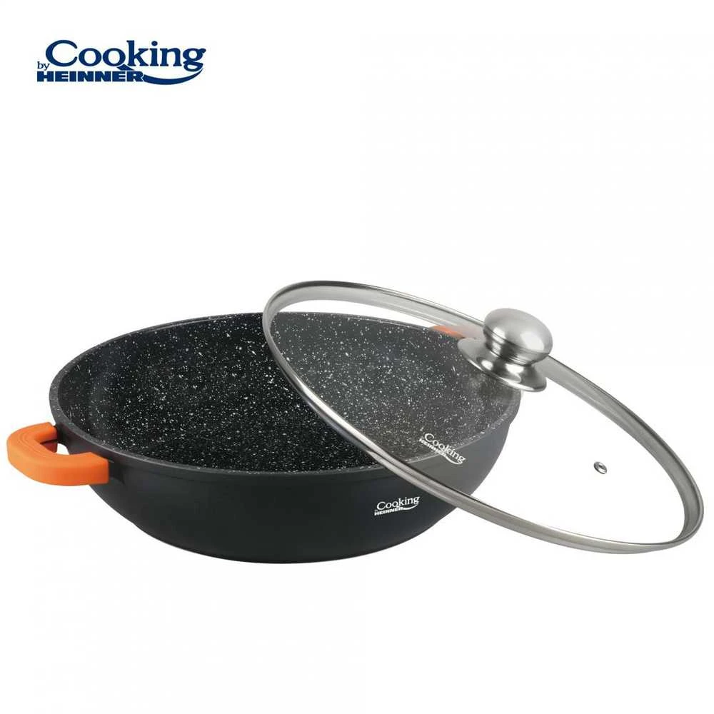 Cooking By Heinner CRATITA ALUMINIU+TALPA 32X8,5CM, 5,5L, TAMSIOJI LINIJA, HEINNER VIRĖJIMO SKONIO