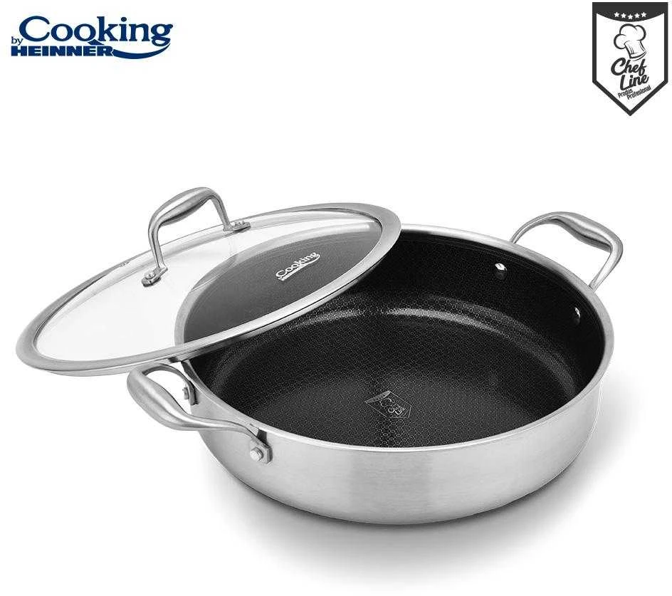 KEPTUVE SU DANGČIU, 30X7,8 CM, 4,8 L, TITANIUM3, COOKING BY HEINNER