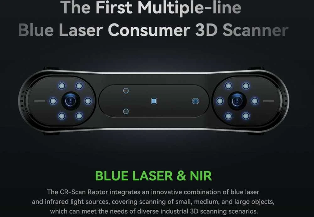 „Creality Skeneris 3D“ – CR skenavimo „Raptor“