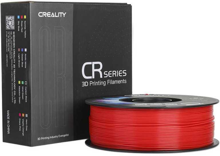 Gija Creality CR-ABS 1.75mm 1kg - Raudona