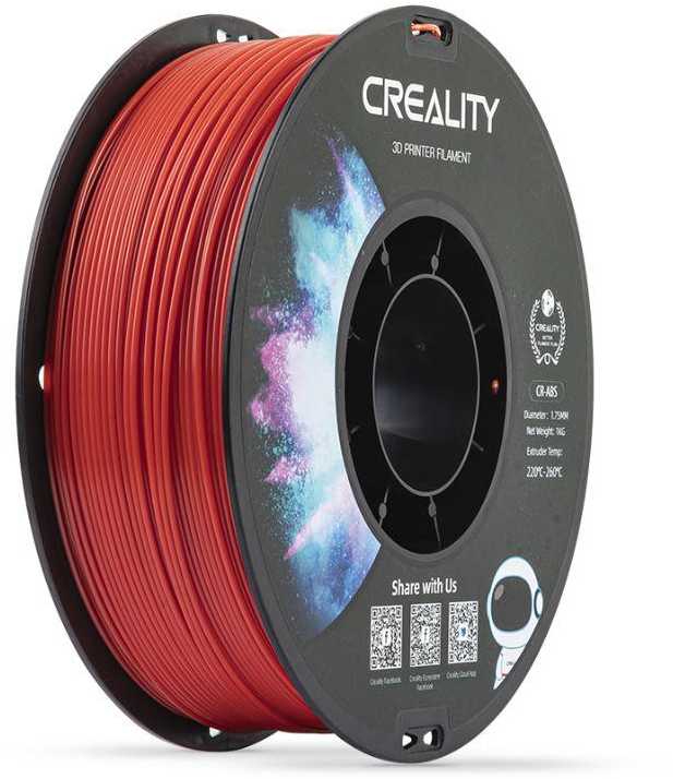 Gija Creality CR-ABS 1.75mm 1kg - Raudona