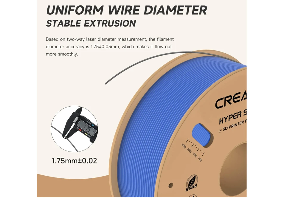 Creality Hyper PLA - 1.75mm - 1kg - Mėlynas