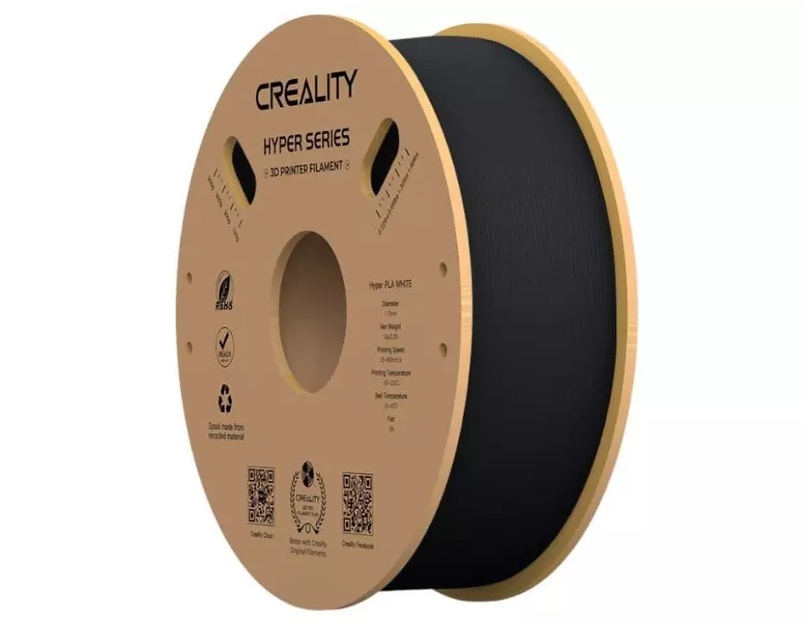 Creality Hyper PLA - 1.75mm - 1kg - Juodas