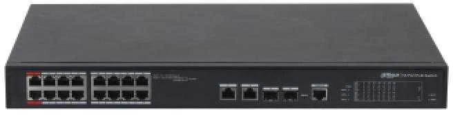 Šakotuvas SWITCH POE PFS4218-16ET-240-V3 16 PRIEVADŲ SFP DAHUA