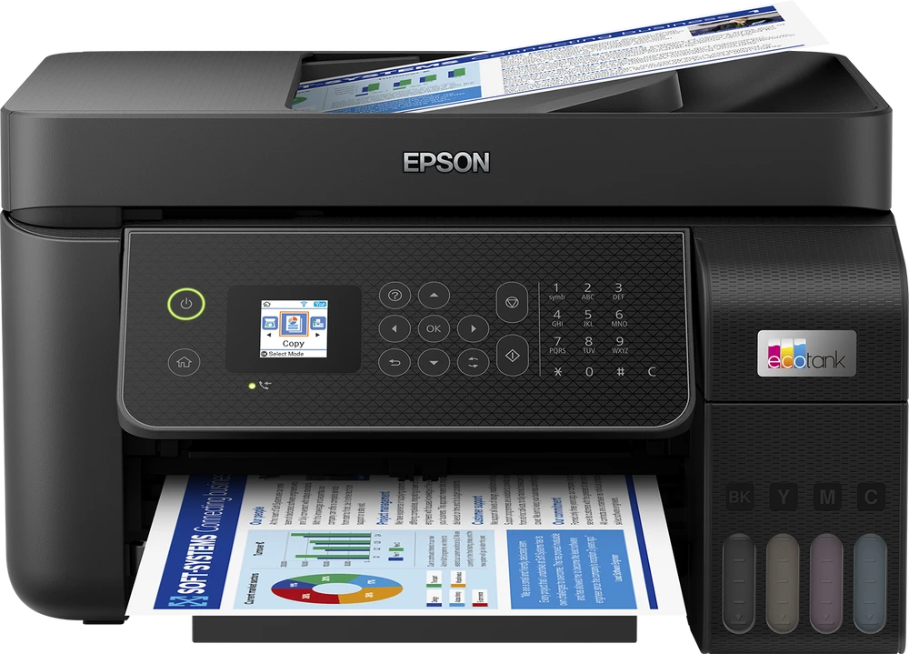 Spausdintuvas Epson | Daugiafunkcinis printers | EcoTank L5310 | Inkjet | Spalvotas | A4 | Wi-Fi | Juodas