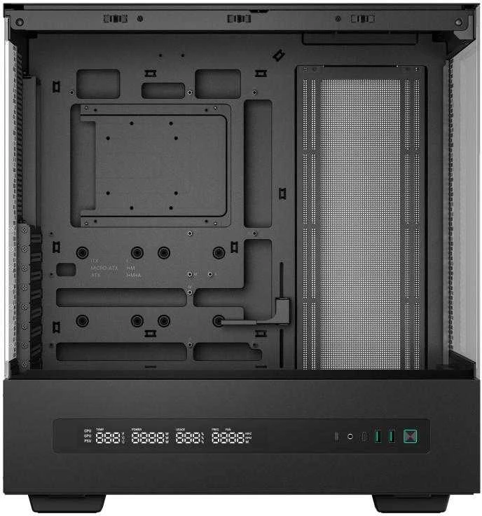 „Deepcool“ korpusas | CH690 Digital | Juodas | Vidutinio dydžio bokštas | ATX PS2