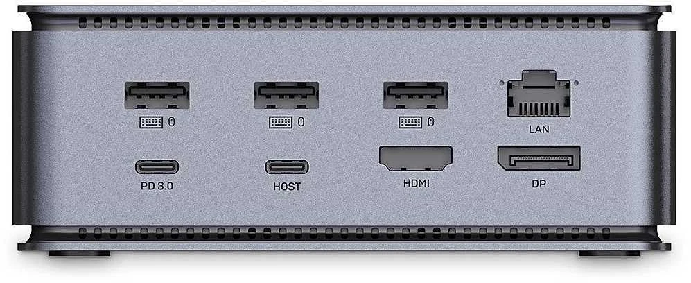 Nešiojamojo Kompiuterio Dokavimo Stotis - LINDY DST-Pro USB4 Dokas 8K/2x4K 60Hz, USB tipo A/C, HDMI, DP, 100W