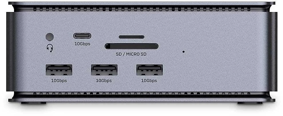 Nešiojamojo Kompiuterio Dokavimo Stotis - LINDY DST-Pro USB4 Dokas 8K/2x4K 60Hz, USB tipo A/C, HDMI, DP, 100W