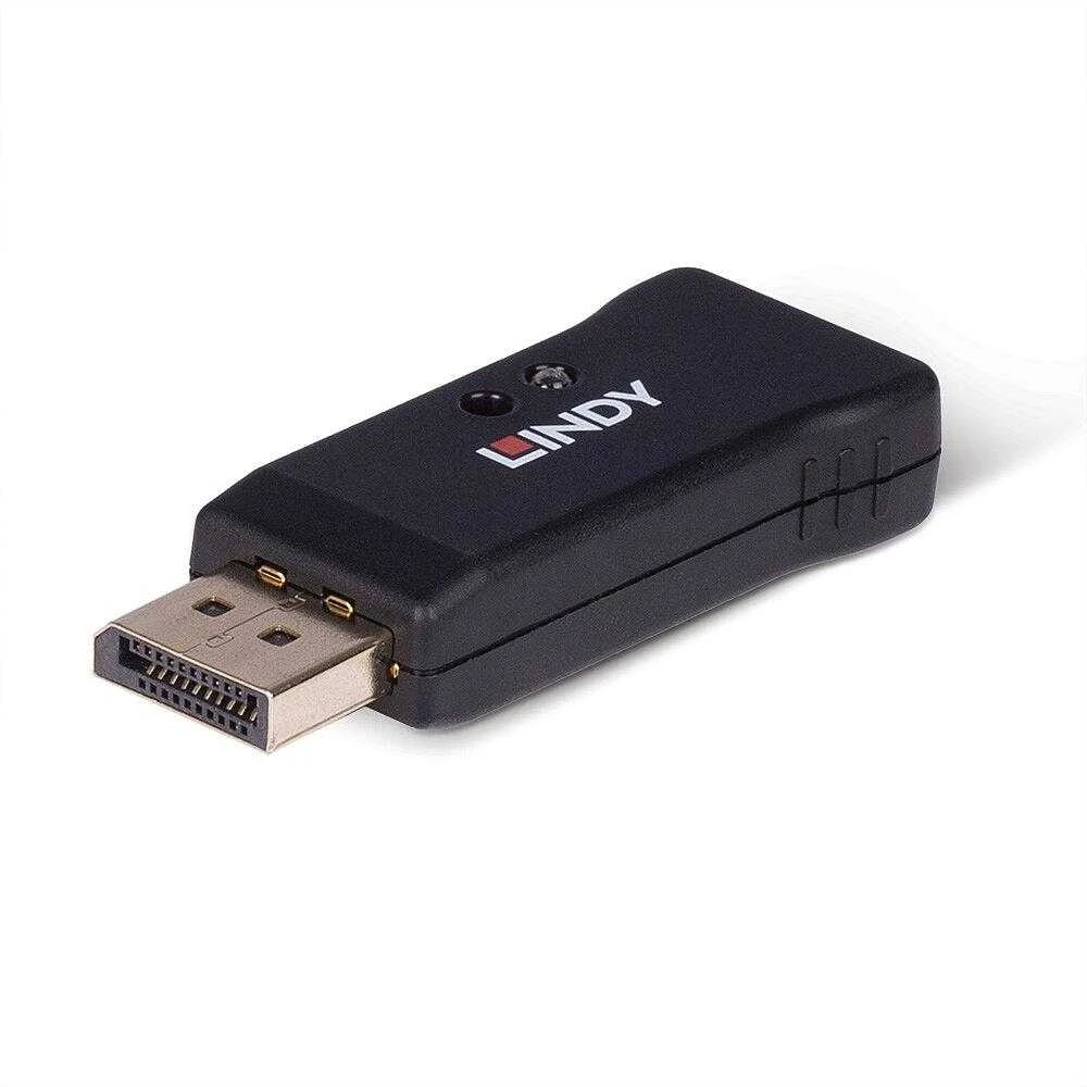 DisplayPort Adapteris - LINDY DisplayPort 1.4 EDID Emuliatorius, 7680x4320@30Hz, Belaidė Jungtis, Juodas