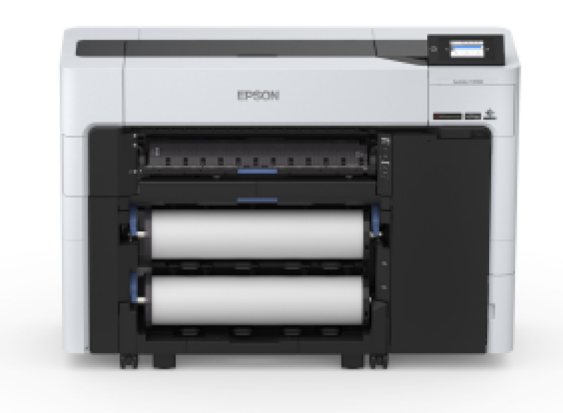 EPSON SC-T3700D 24" TECHNICAL Spausdintuvas, 6 spalvos, foto juoda [350 ml, 700 ml], matinė juoda [350 ml, 700 ml], žydra [350 ml, 700 ml], geltona [350 ml, 700 ml], rausva [350 ml, 700 ml], raudona [350 ml, 700 ml], spausdinimo raiška: 1.200 x 2.400 DPI, popieriaus formatas: 17 colių (43,2 cm) ritinėlis, 24 colių (61,0 cm) ritinėlis, pasirinktinis plotis