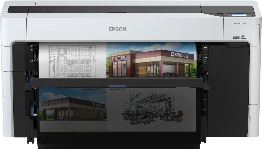 Spausdintuvas „EPSON SureColor-T7700D“ 44 colių dviejų colių ritinėlis