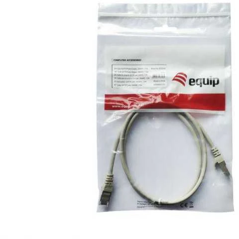 Equip 605500 tinklo kabelis 1 m Cat6 S/FTP (S-STP) Pilka