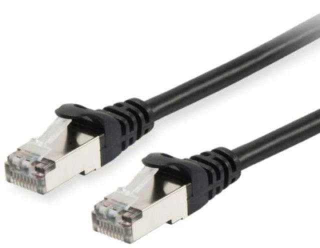 Equip Patchcord, Cat6, S/FTP, HF, 3m, juoda (605592)