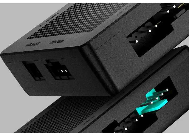 Deepcool | Du viename PWM ir RGB šakotuvas | SC790 | N/A