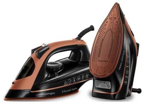 Russell Hobbs Copper Express Dry & Garų lygintuvas 2600 W Juodas, Copper