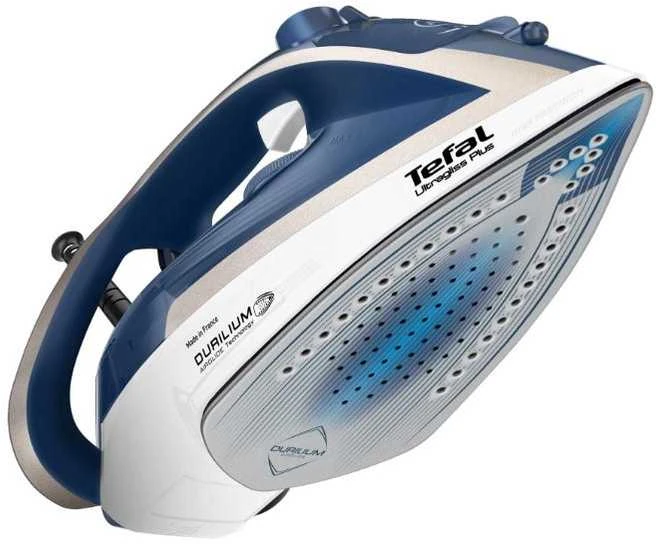 TEFAL | Garų lygintuvas | FV6812E0 Ultragliss Plus | Garų lygintuvas | 2800 W | Vanduo tank capacity 270 ml | Continuous steam 50 g/min | Mėlyna/Baltas