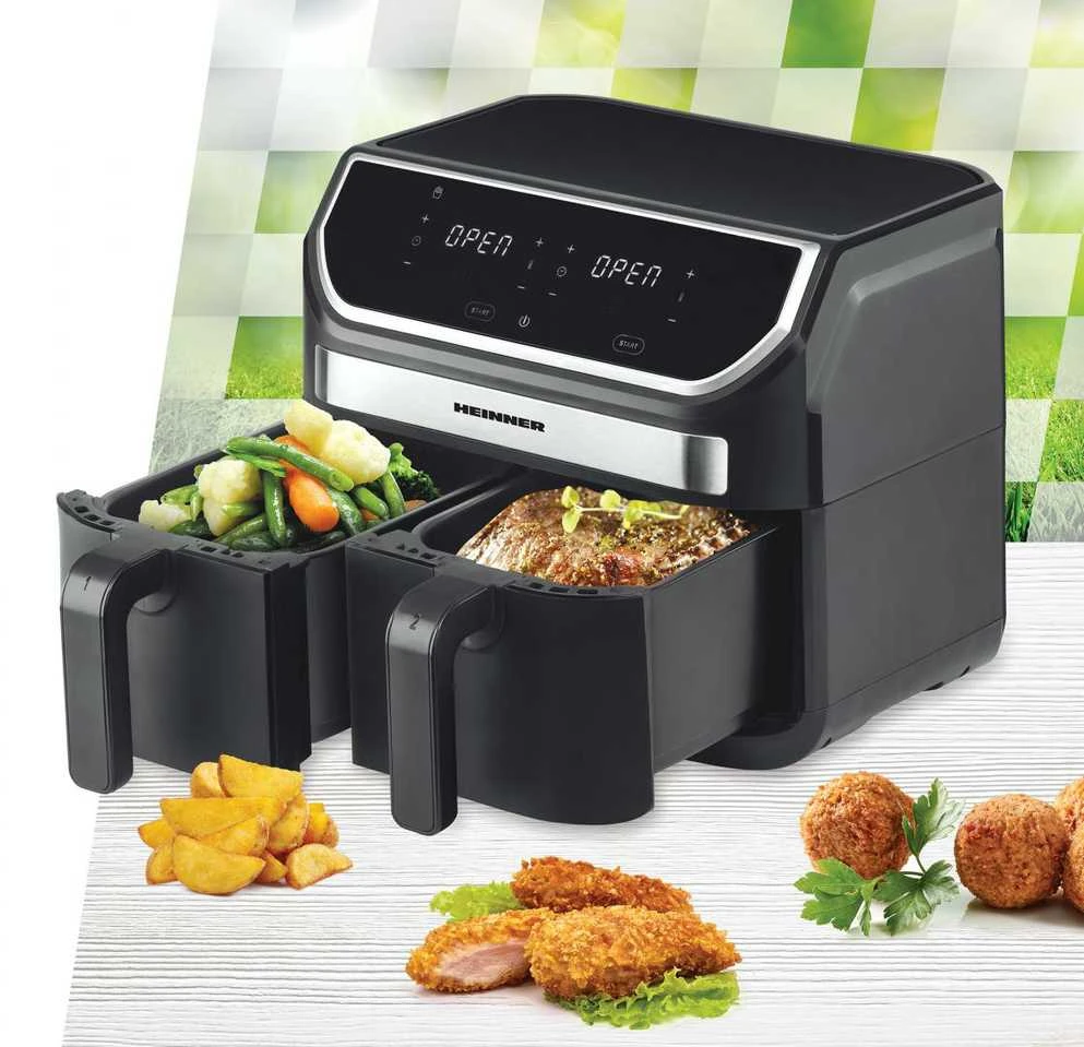 Gruzdintuvė FRITEUZA DUBLA HEINNER DOUBLE MASTER HAF-KDB1700BK