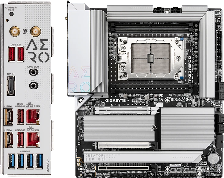 Pagrindinė plokštė Gigabyte TRX50 AERO D