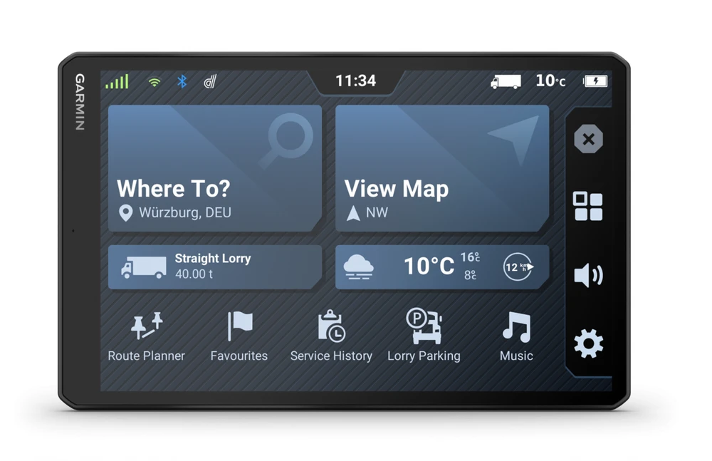 Garmin dēzl™ LGV1020 10″ sunkvežimių navigatoriai su GPS