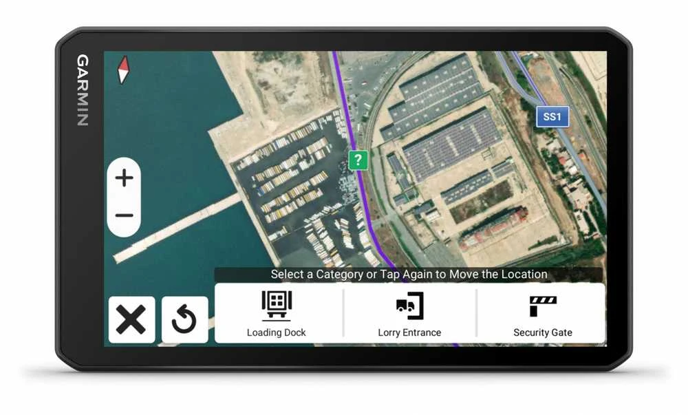 Garmin dēzl™ LGV720 7″ sunkvežimių navigatoriai su GPS