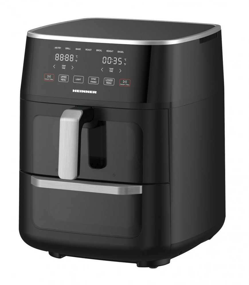 Gruzdintuvė DVIGUBA KARŠTO ORO GRUPINtuvė HEINNER OVENFRY COOK HAFO-M11BK1700