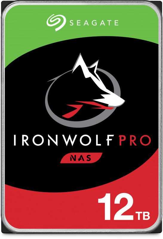 SEAGATE Ironwolf PRO Enterprise NAS HDD 12TB 7200rpm 6Gb/s SATA 256MB talpykla 8,9 cm 3,5 colio 24x7 NAS ir amp; RAID Rackmount Systeme BLK