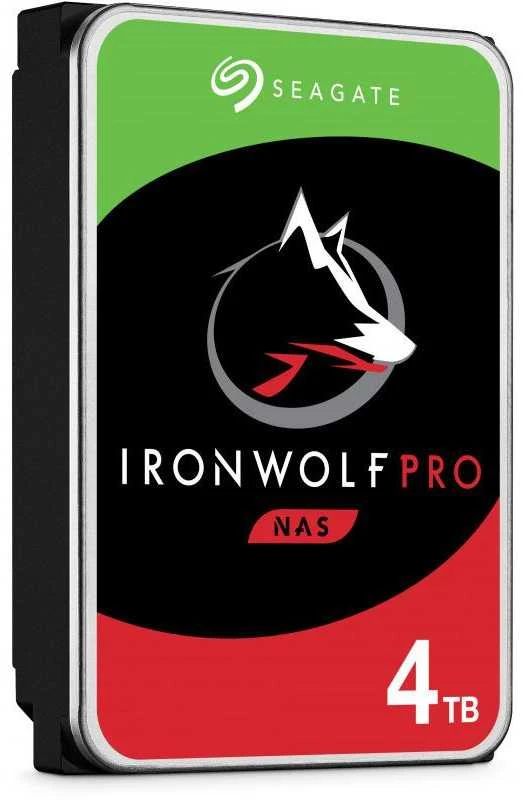„SEAGATE Ironwolf PRO Enterprise NAS HDD 4TB 7200rpm 6Gb/s SATA 256MB cache 8.9cm 3.5inch 24x7“ skirtas NAS ir RAID Rackmount sistemoms, juodos spalvos