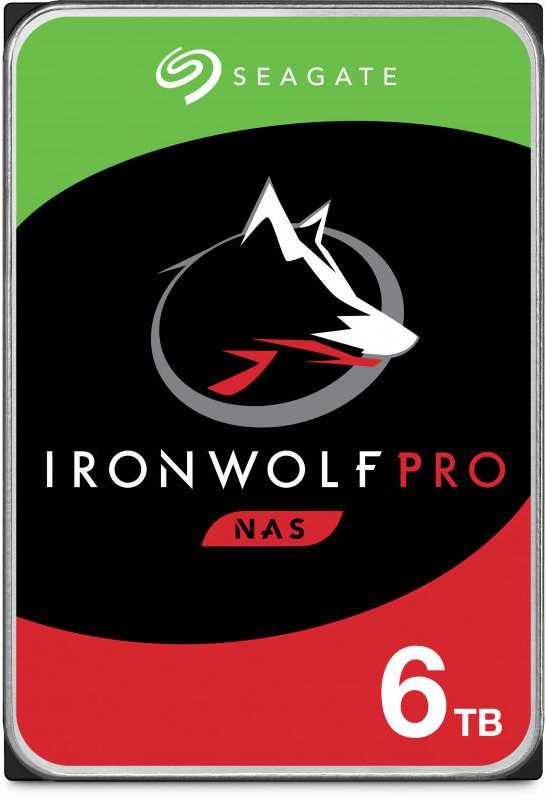 „SEAGATE Ironwolf PRO Enterprise NAS HDD 6TB 7200rpm 6Gb/s SATA 256MB cache 8.9cm 3.5inch 24x7“ skirtas NAS ir RAID Rackmount sistemoms, juodos spalvos