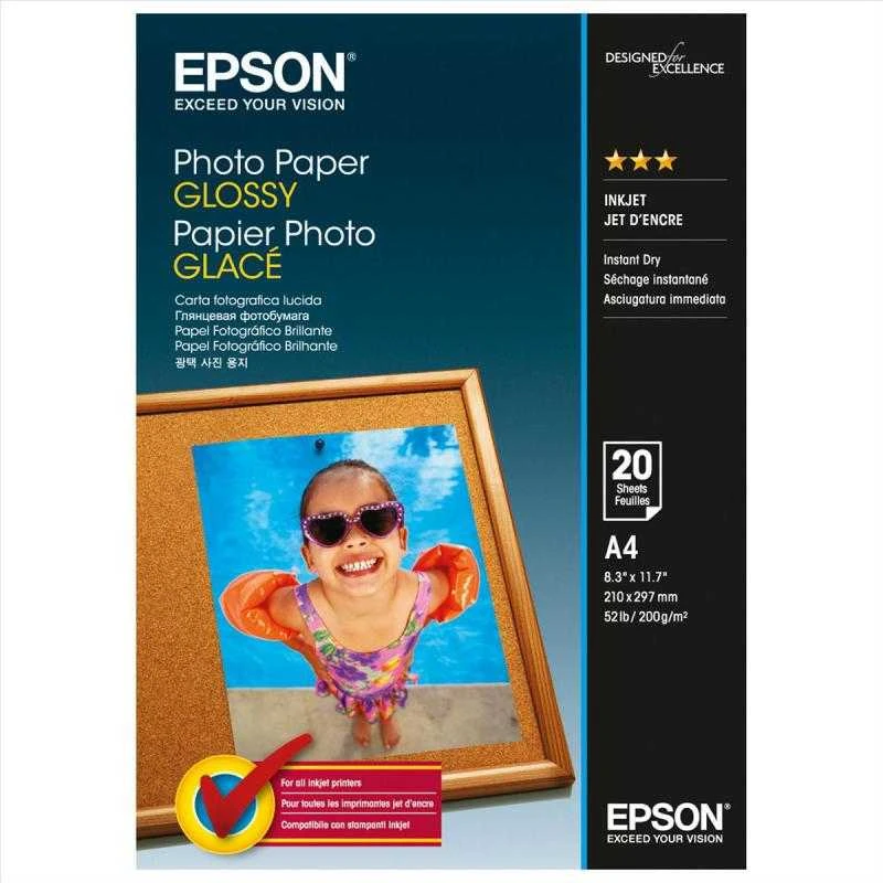 EPSON Photo Paper Glossy A4 20 lapų